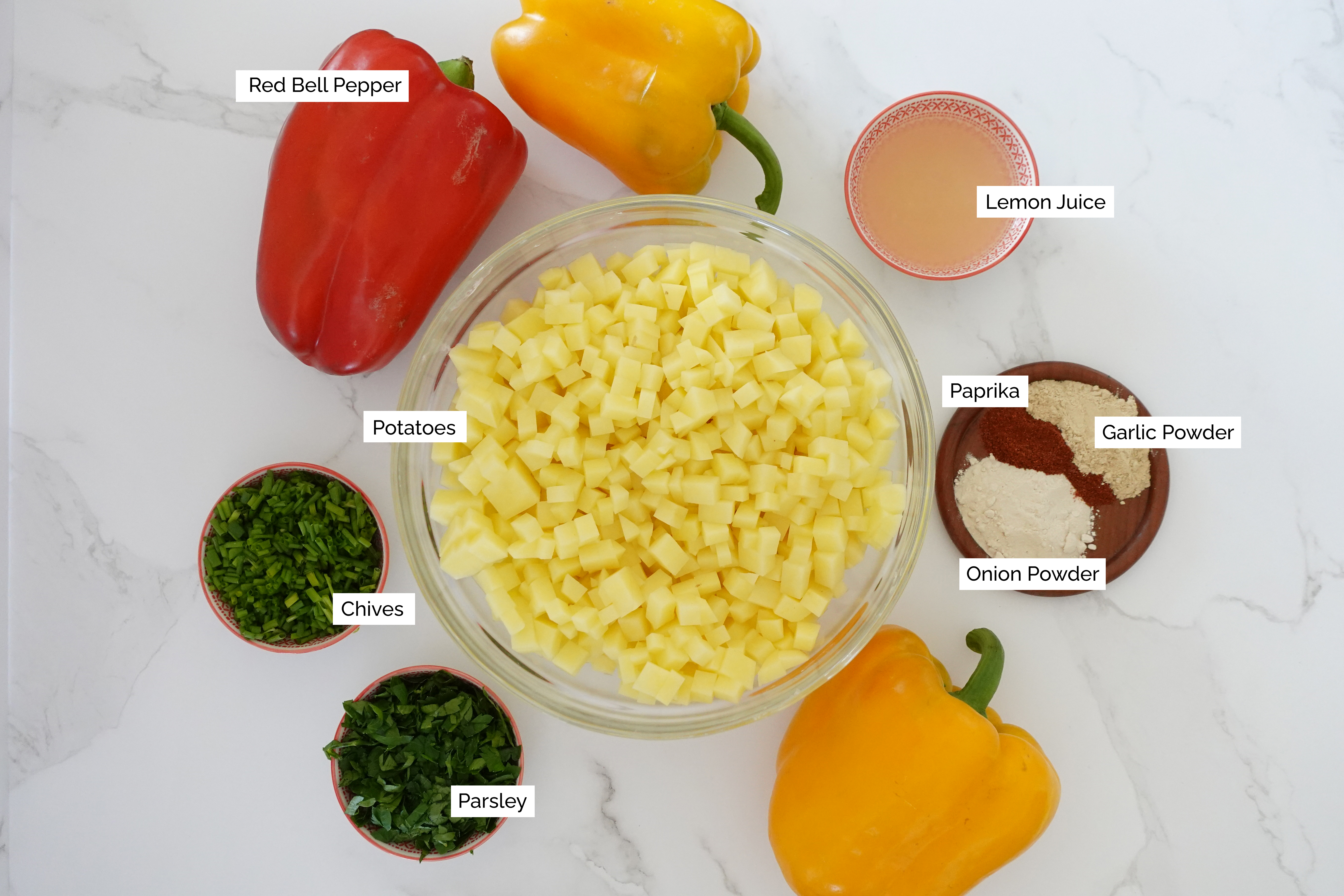 Potato Stuffed Peppers