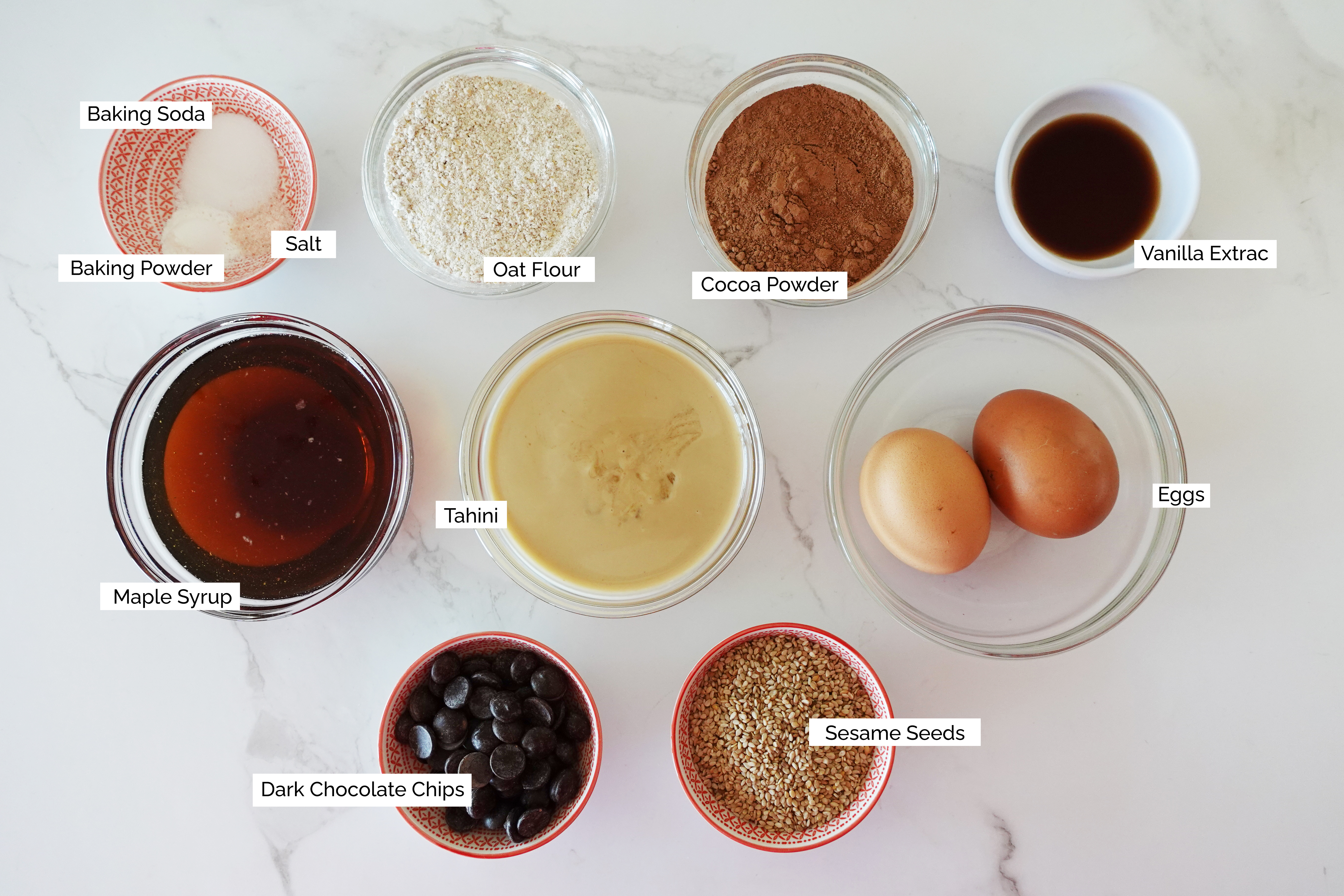 Chocolate Tahini Muffins