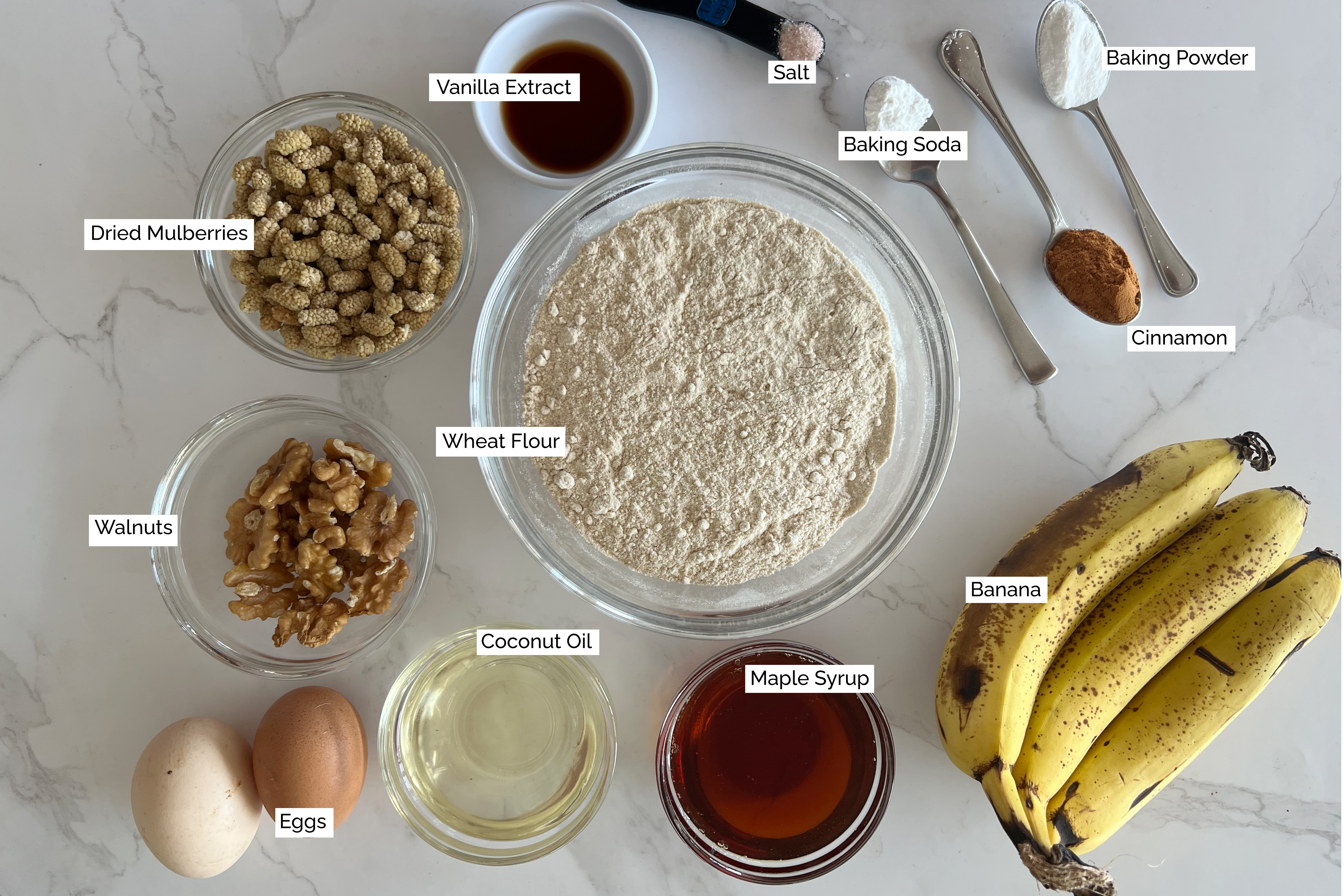 Mulberries Banana Bread