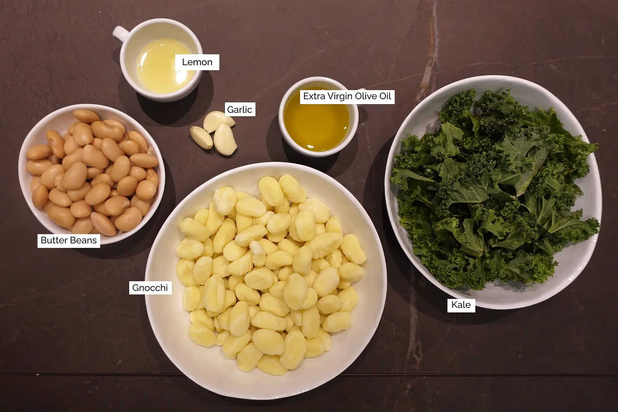Kale &  White Bean Gnocchi