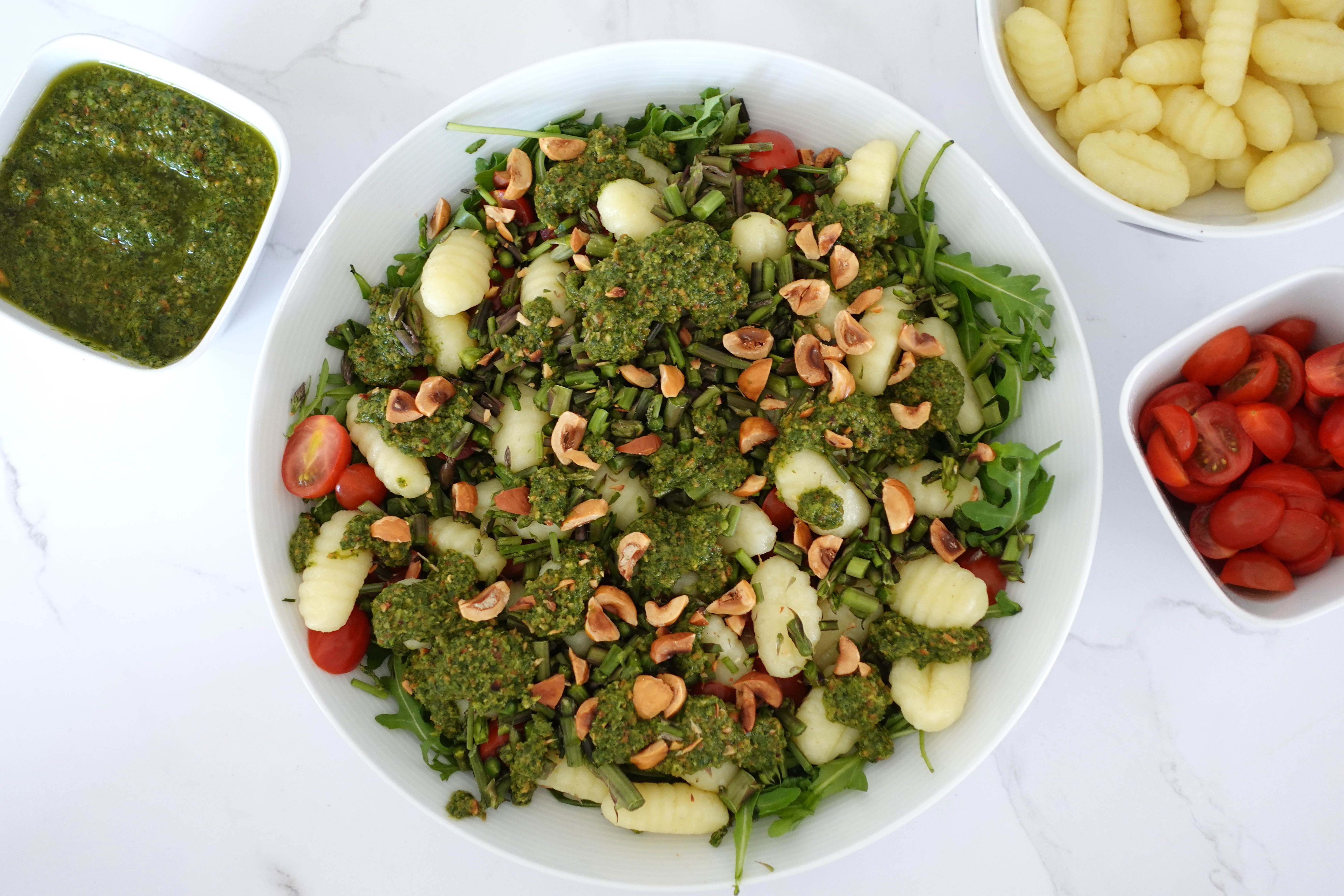 Gnocchi Pesto Salad