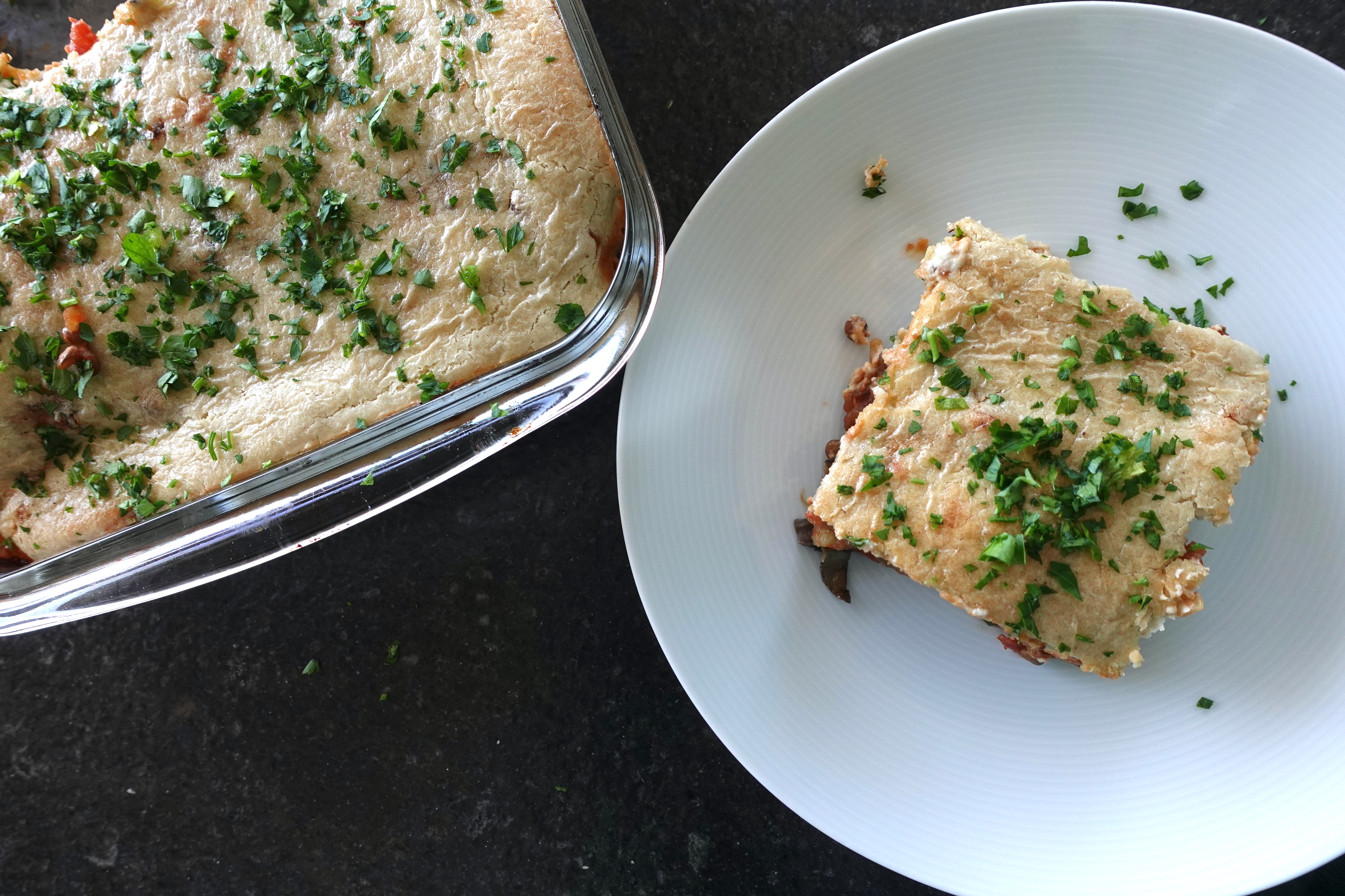 Eggplant Moussaka (Vegan)