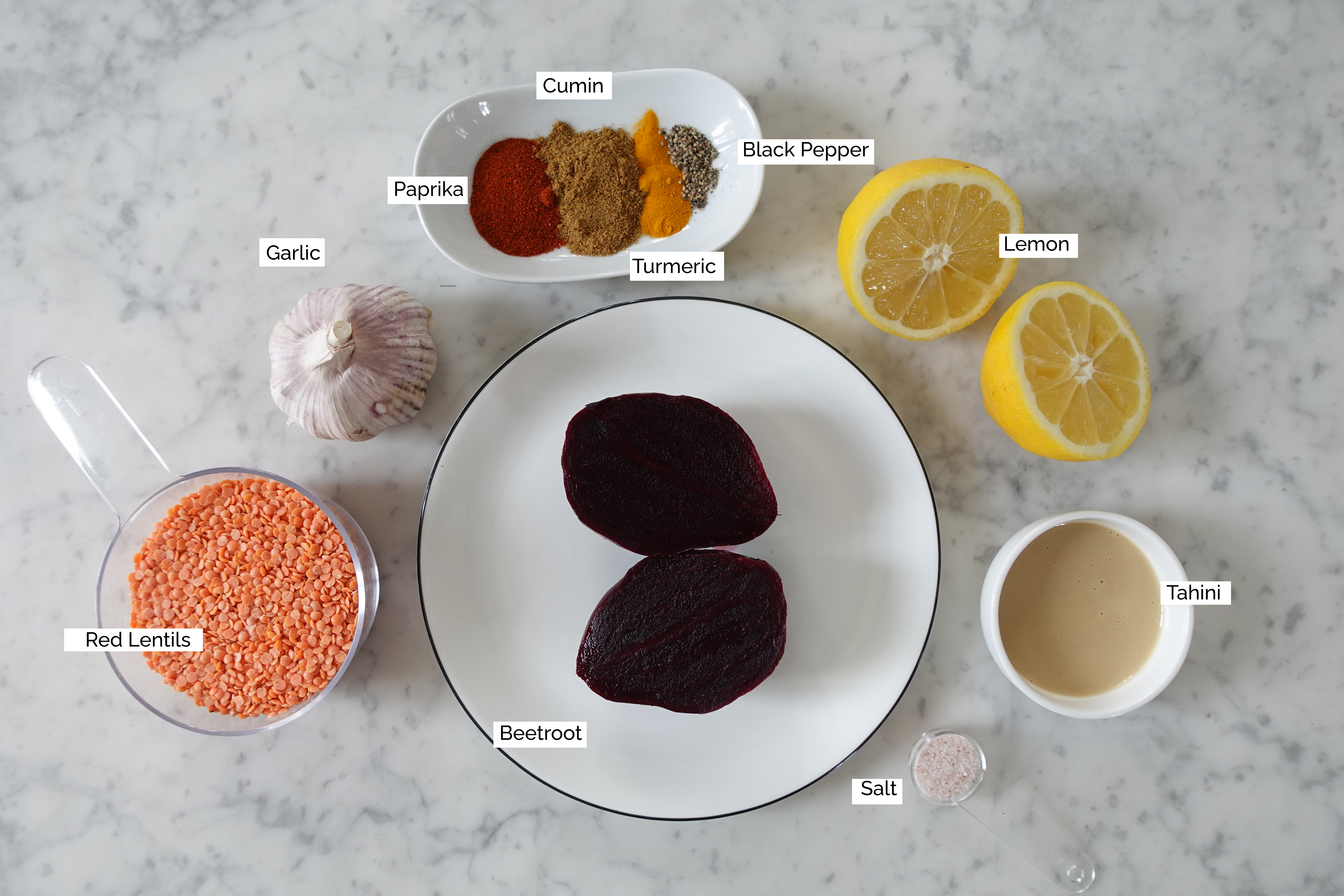 Beetroot & Lentil Dip