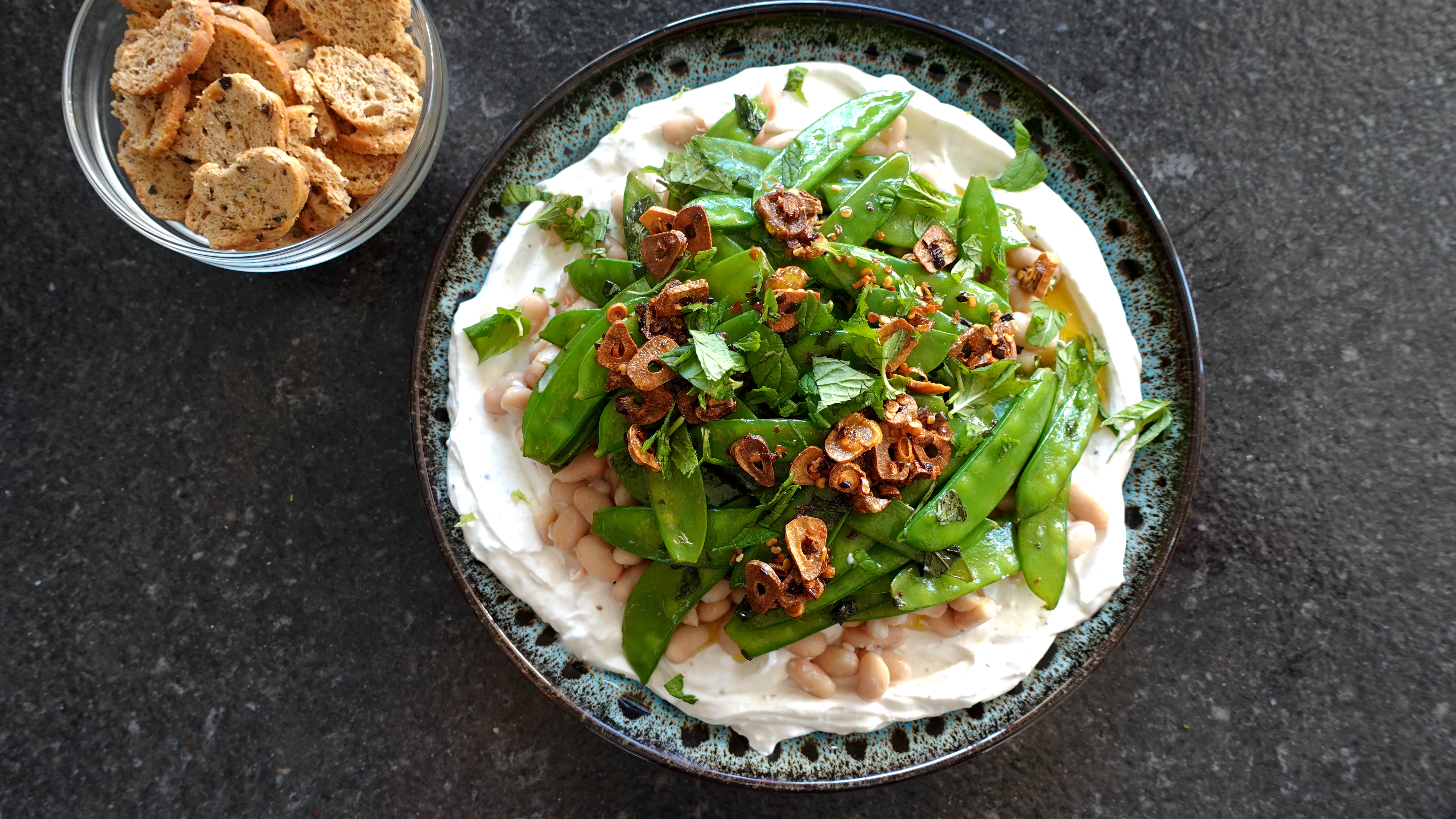 Snap Peas on a Cloud