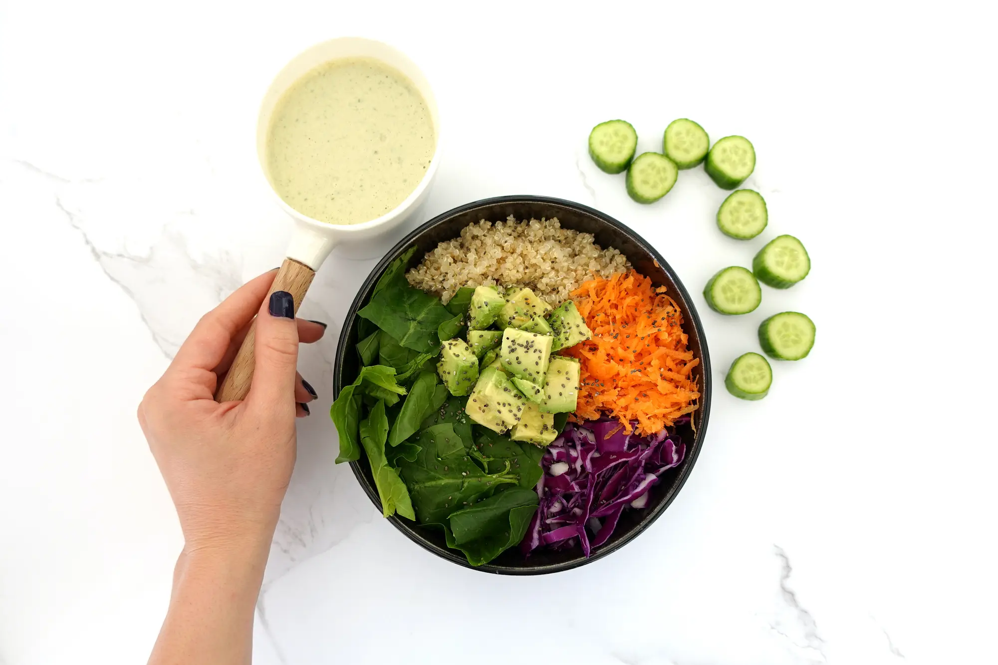 Cucumber Tahini Dressing