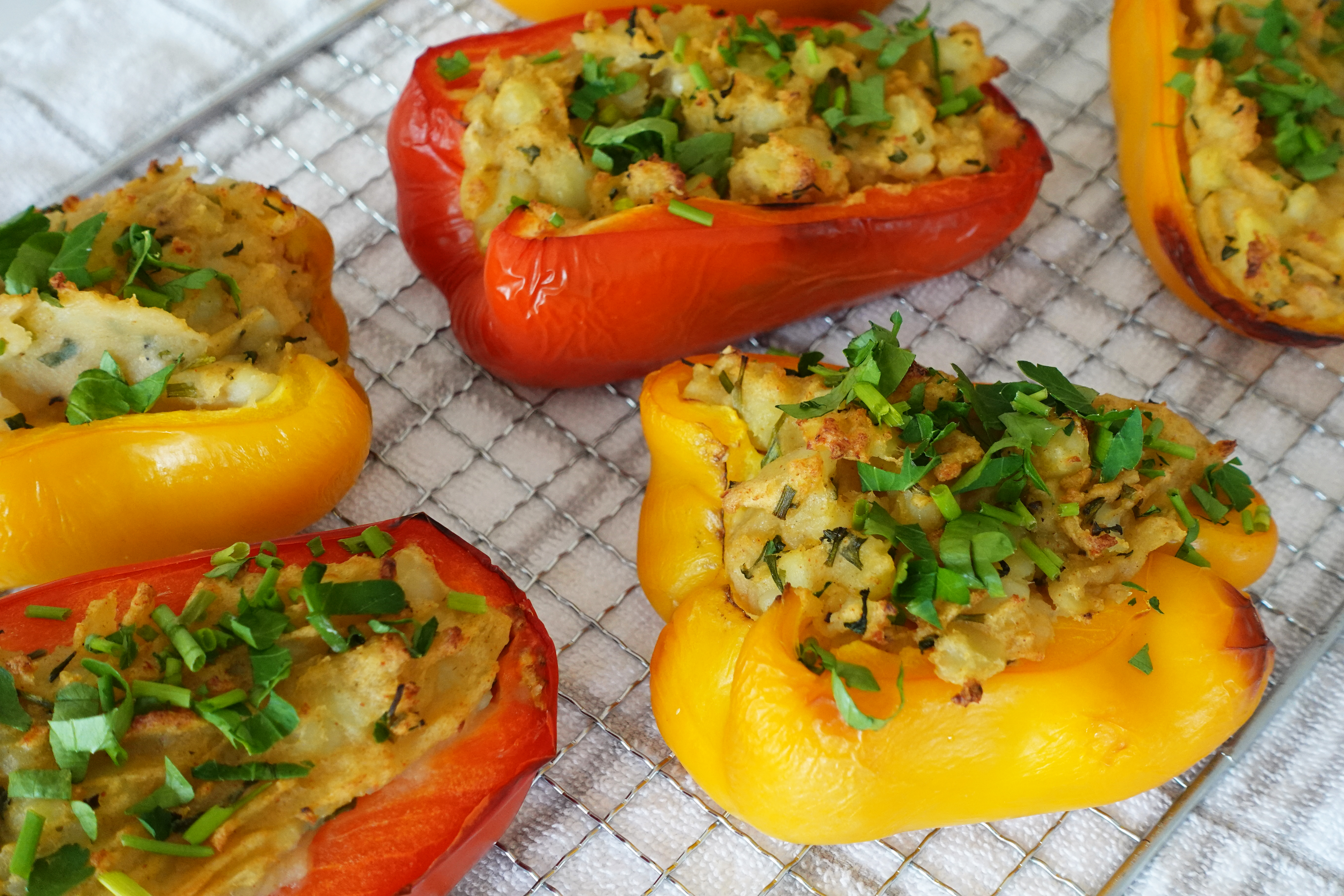 Potato Stuffed Peppers