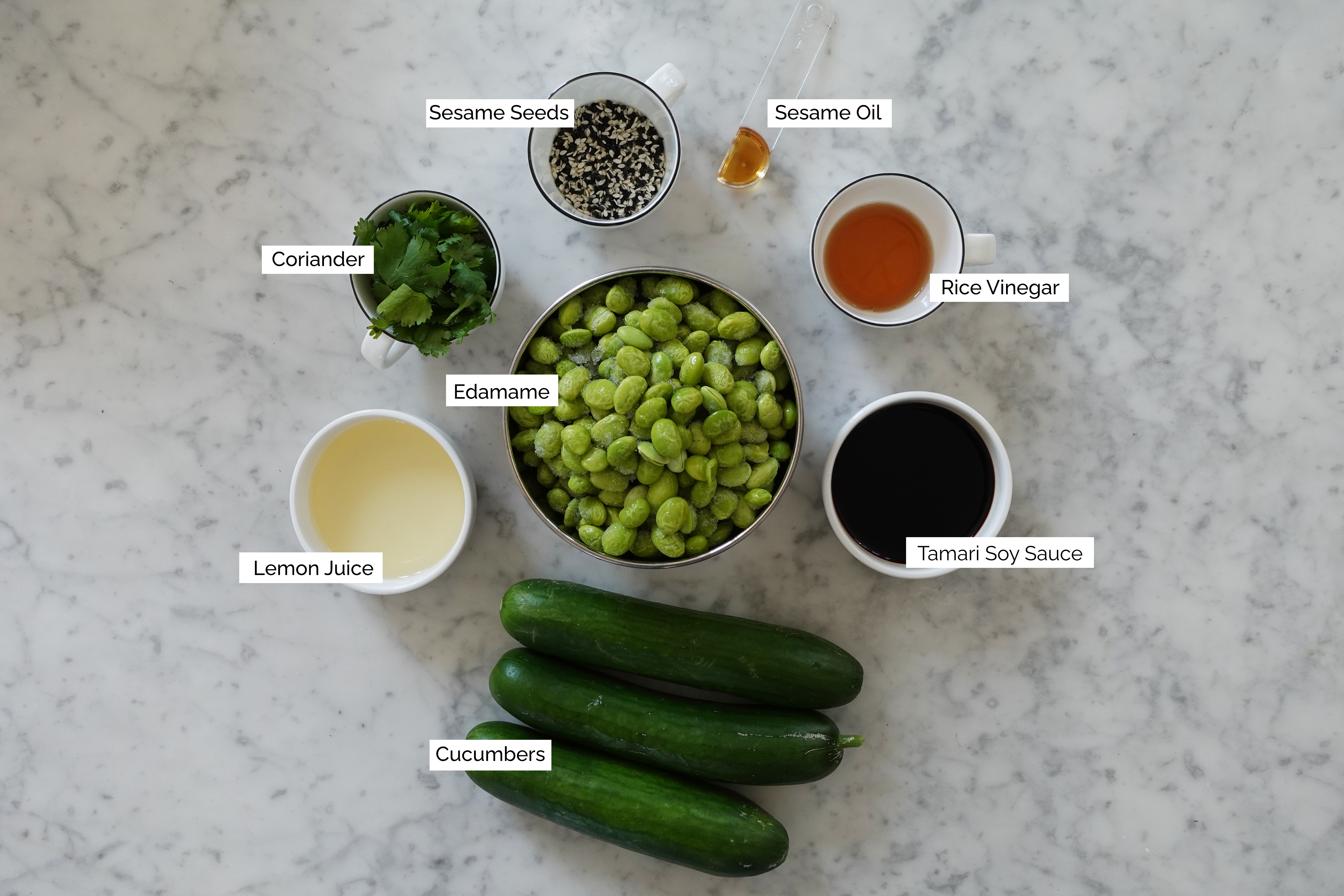 Cucumber & Edamame Salad